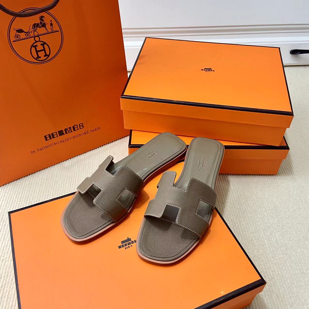 에르메스 올수공 오란 슬리퍼 샌들 앱송 45